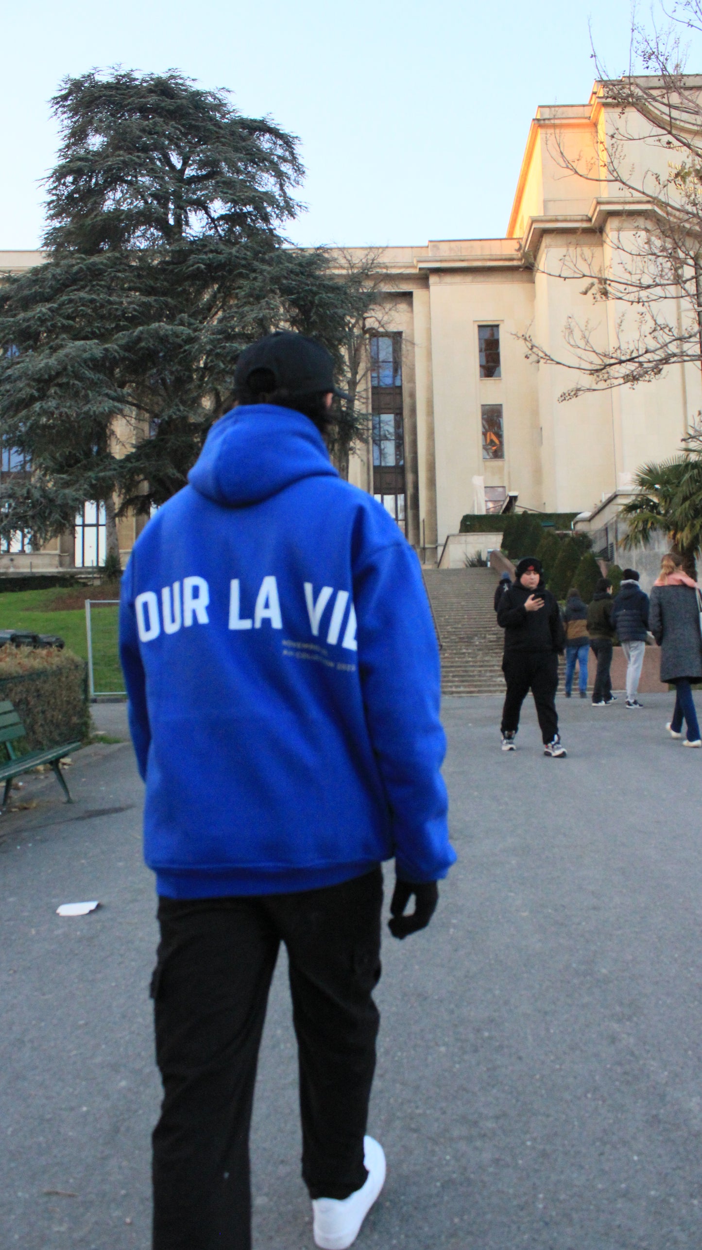 Oversize Hoodie Royal Blue - Pour La Vie A/H 23