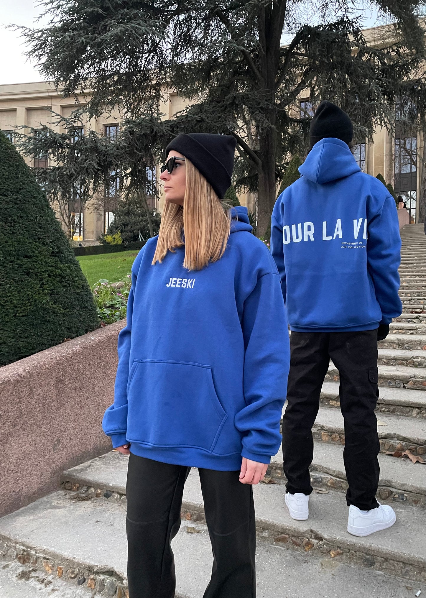 Oversize Hoodie Royal Blue - Pour La Vie A/H 23